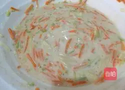 Illustration of how to make pumpkin and egg pancakes 4