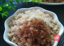 Illustration of how to make fish floss 10