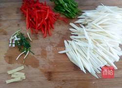 茭白牛肉丝的做法图解3