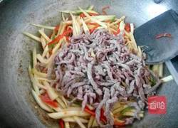茭白牛肉丝的做法图解12