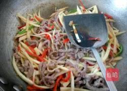 茭白牛肉丝的做法图解13