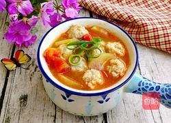 冬瓜番茄肉丸汤的做法图解8