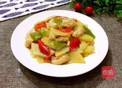 土豆片炒鸡的做法图解9