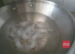 鲜菇油菜炒魔芋结的做法图解1