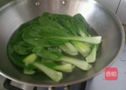 鲜菇油菜炒魔芋结的做法图解2