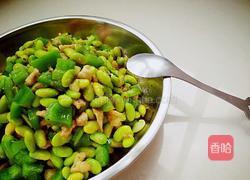 青椒毛豆的做法图解15