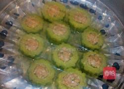 清蒸苦瓜镶肉的做法图解7
