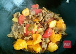 牛肉炖地瓜柿子的做法图解11