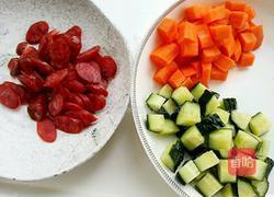 广式香肠炒饭的做法图解2