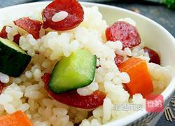 广式香肠炒饭的做法图解9