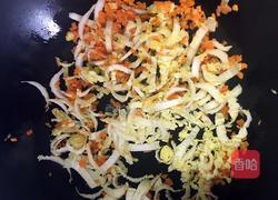酸菜炒花饭的做法图解5