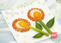 太阳花火腿煎蛋的做法图解9