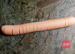 太阳花火腿煎蛋的做法图解4