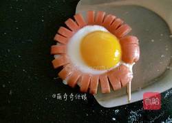 太阳花火腿煎蛋的做法图解8