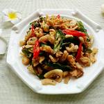 青椒炒油渣