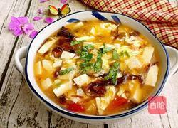 酸辣豆腐汤的做法图解7