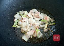 白菜炒面的做法图解4