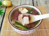 猪血豆腐汤的做法[图]