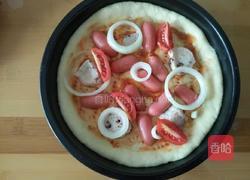 台湾香肠披萨的做法图解4