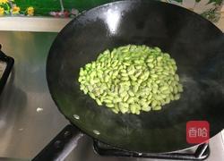 毛豆炒豆干的做法图解3