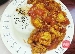 番茄炒蛋盖浇饭的做法图解7