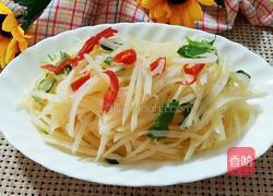 呛拌酸辣土豆丝的做法图解10