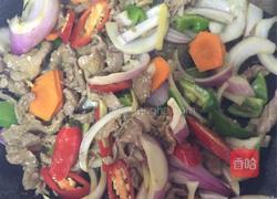 家常牛肉小炒的做法图解4