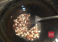 香菇青豆腊肠饭的做法图解3