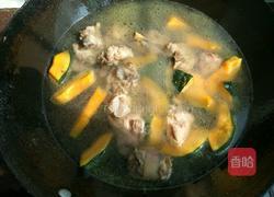 南瓜炖鸡的做法图解8