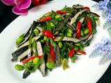 臭豆腐烧毛豆
