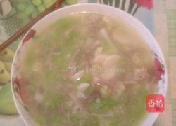 山药丝瓜瘦肉汤的做法图解6