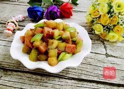 茄子炒火腿的做法图解7