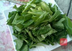 肉炒小白菜的做法图解2