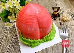 寿桃蛋糕的做法图解9