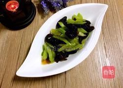木耳拌芹菜的做法图解9