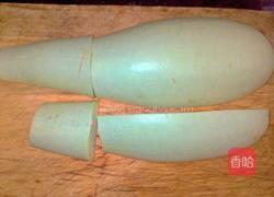 清炒葫芦的做法图解1