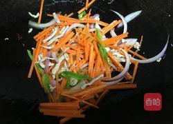 萝卜炒年糕的做法图解4