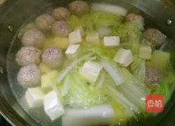 豆腐肉丸汤的做法图解7