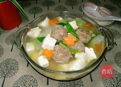 豆腐肉丸汤的做法图解9
