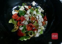 青椒炒鸡丁的做法图解7