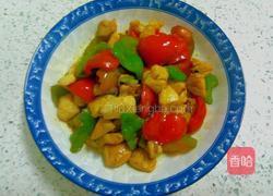 青椒炒鸡丁的做法图解11