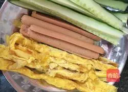 Illustration of how to make sushi 6