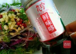 蒜茸苦菊拌晶粉的做法图解13