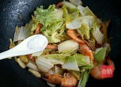 大白菜炖虾的做法图解6