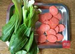 家常火腿炒面的做法图解2