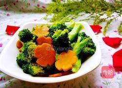 西兰花胡萝卜的做法图解9