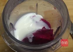 火龙果红豆奶昔的做法图解4