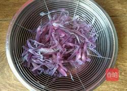 紫甘蓝拌豆腐丝的做法图解4
