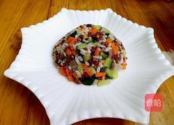 杂疏炒黑白米饭的做法图解9