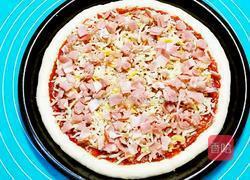 培根大虾披萨的做法图解12